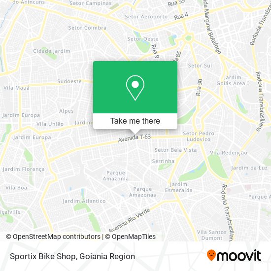 Mapa Sportix Bike Shop