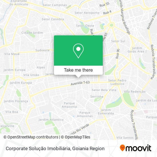 Corporate Solução Imobiliária map