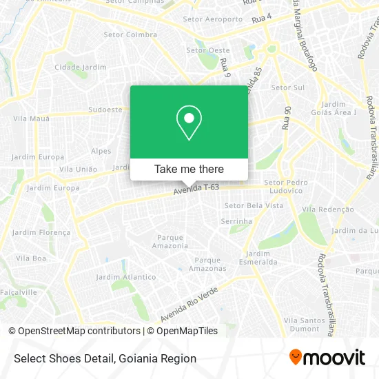Select Shoes Detail map
