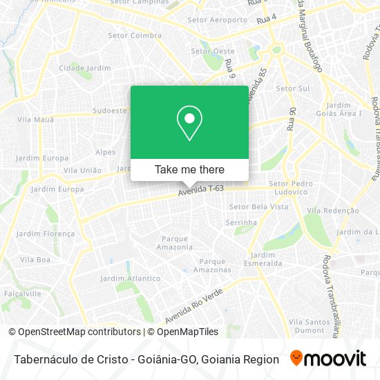 Tabernáculo de Cristo - Goiânia-GO map