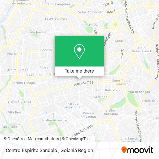 Centro Espirita Sandalo. map