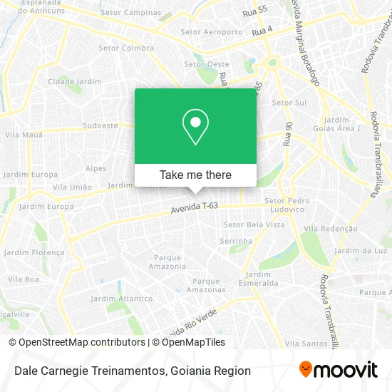 Dale Carnegie Treinamentos map