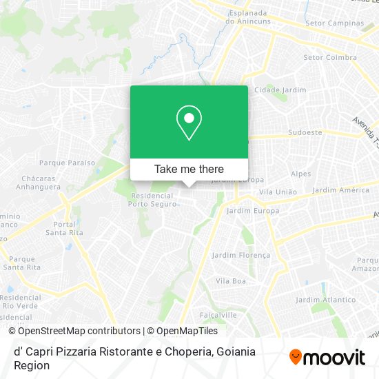 d' Capri Pizzaria Ristorante e Choperia map