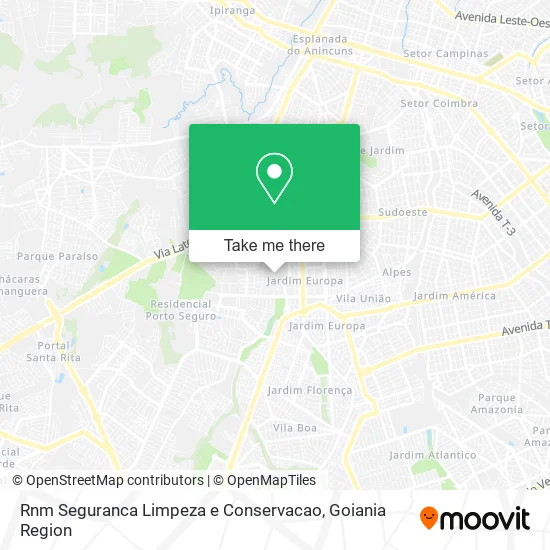 Rnm Seguranca Limpeza e Conservacao map
