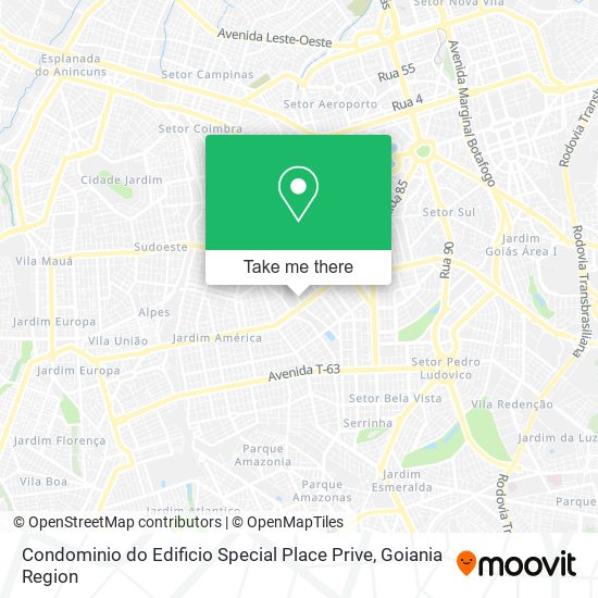 Condominio do Edificio Special Place Prive map