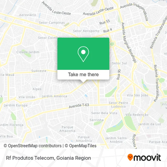 Rf Produtos Telecom map