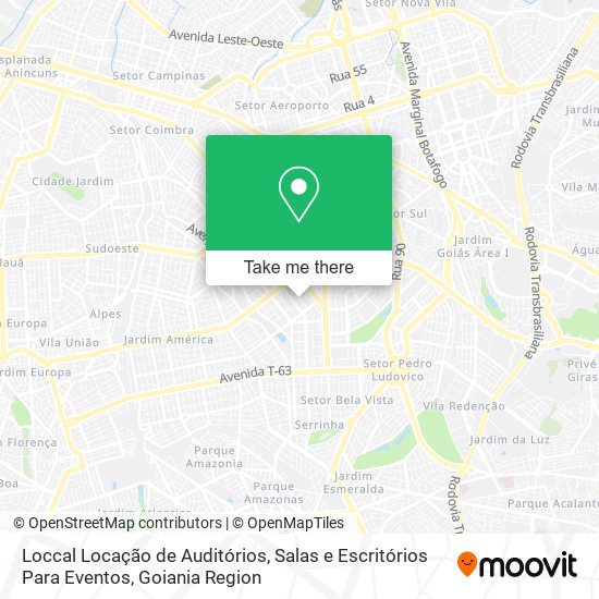 Loccal Locação de Auditórios, Salas e Escritórios Para Eventos map