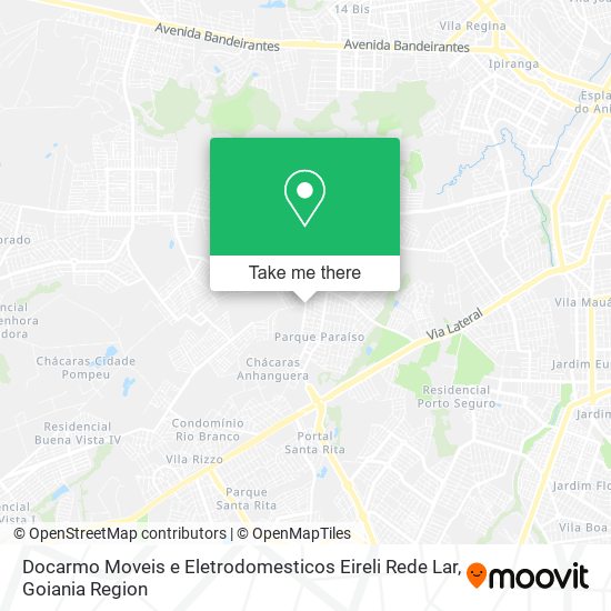 Docarmo Moveis e Eletrodomesticos Eireli Rede Lar map