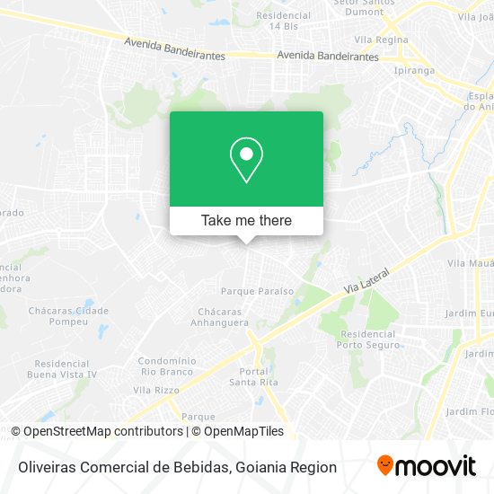 Mapa Oliveiras Comercial de Bebidas