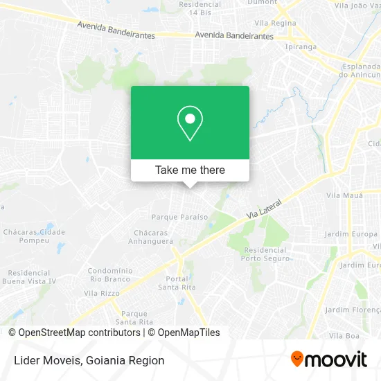Lider Moveis map