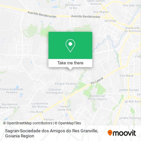 Sagran-Sociedade dos Amigos do Res Granville map