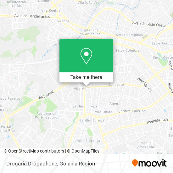 Drogaria Drogaphone map