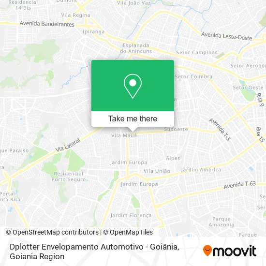 Dplotter Envelopamento Automotivo - Goiânia map