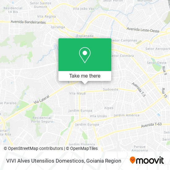 Mapa VIVI Alves Utensilios Domesticos