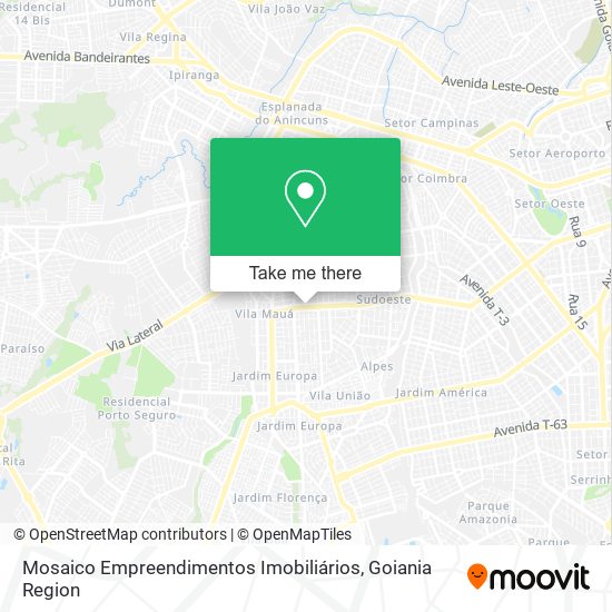 Mosaico Empreendimentos Imobiliários map