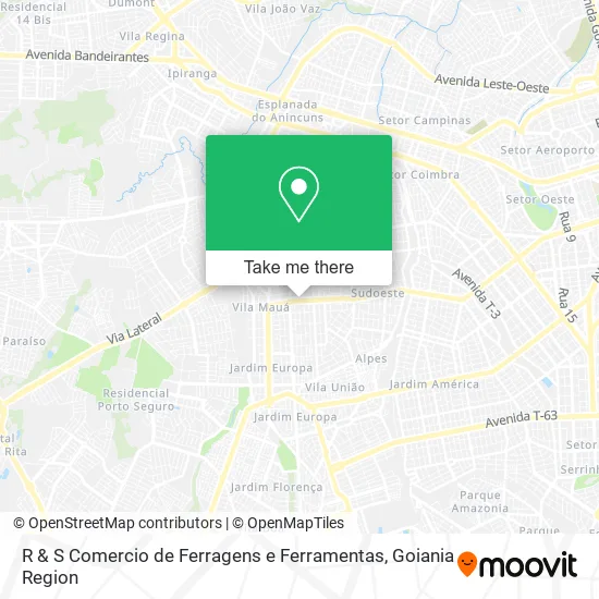 R & S Comercio de Ferragens e Ferramentas map
