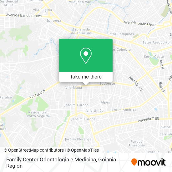Family Center Odontologia e Medicina map
