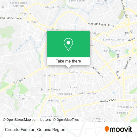 Circuito Fashion map