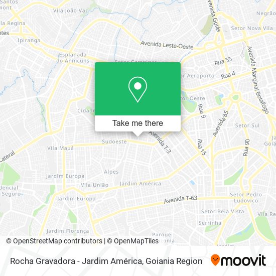 Rocha Gravadora - Jardim América map