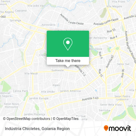 Indústria Chicletes map