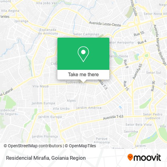 Residencial Mirafia map