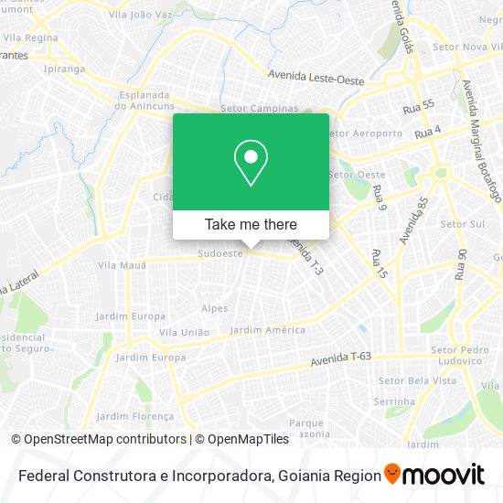 Mapa Federal Construtora e Incorporadora