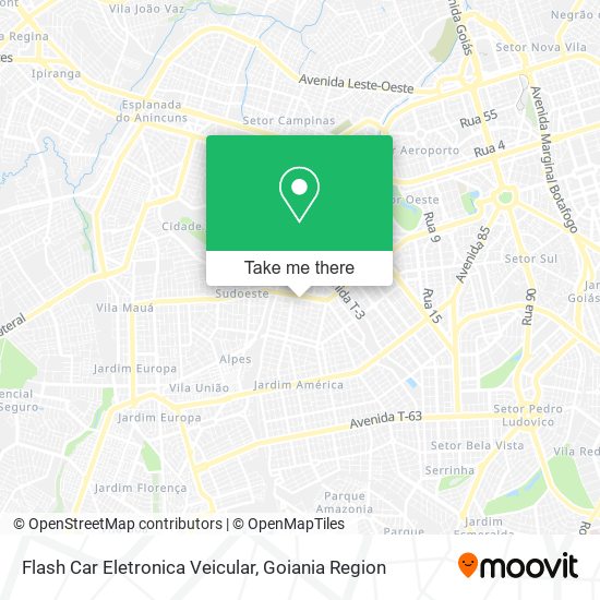 Flash Car Eletronica Veicular map
