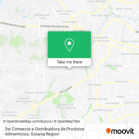 Mapa 3w Comercio e Distribuidora de Produtos Alimenticios