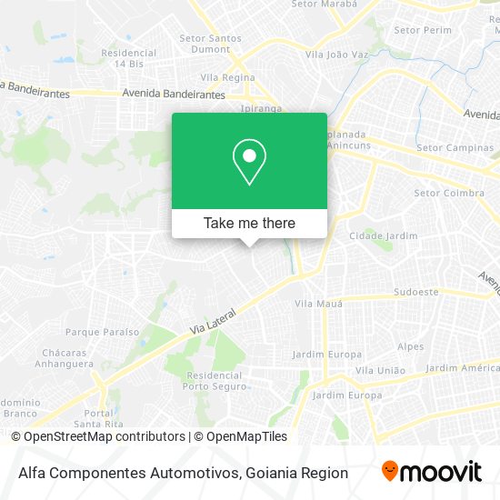 Mapa Alfa Componentes Automotivos