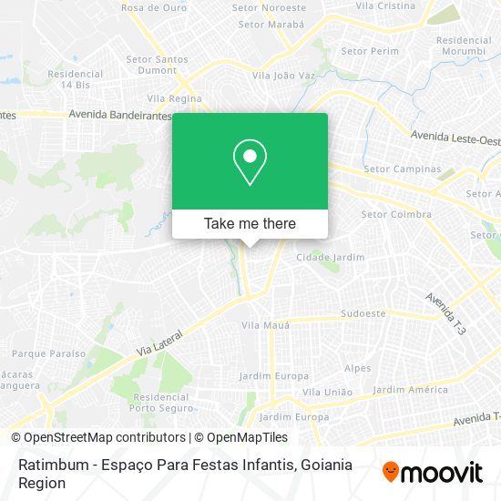 Ratimbum - Espaço Para Festas Infantis map