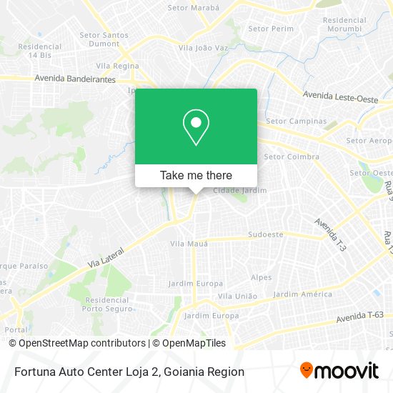 Fortuna Auto Center Loja 2 map