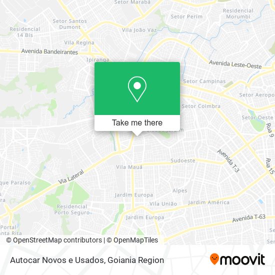 Autocar Novos e Usados map