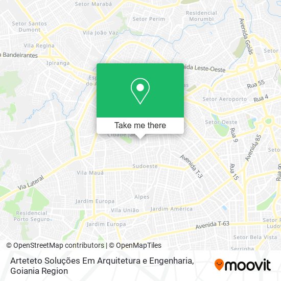 Arteteto Soluções Em Arquitetura e Engenharia map