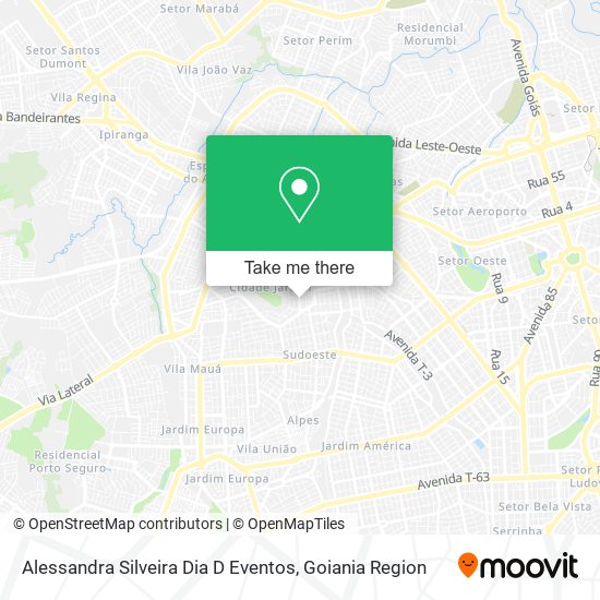 Mapa Alessandra Silveira Dia D Eventos
