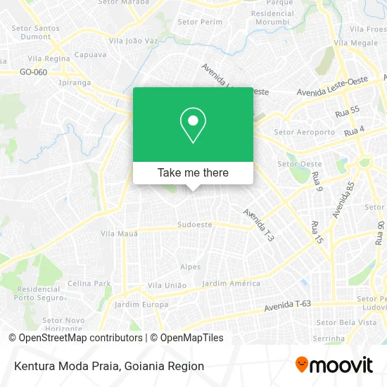 Kentura Moda Praia map