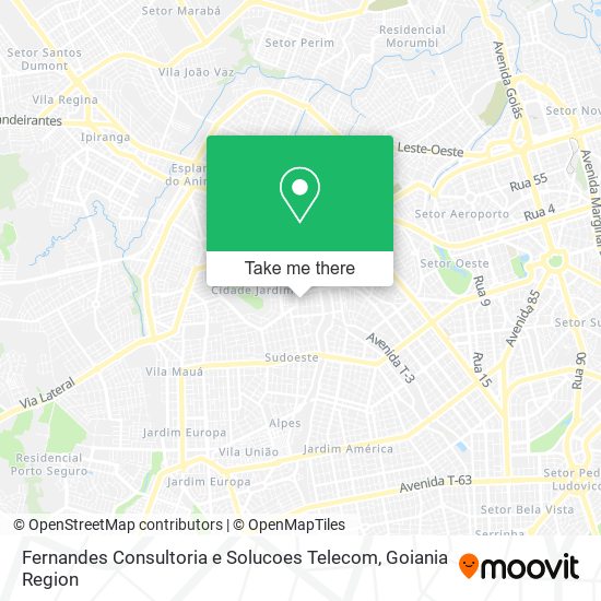 Mapa Fernandes Consultoria e Solucoes Telecom