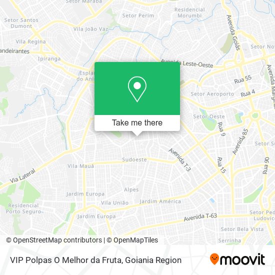 Mapa VIP Polpas O Melhor da Fruta