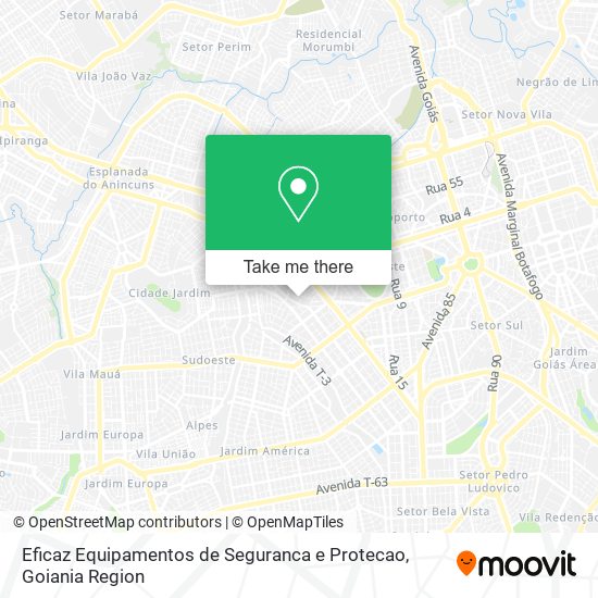 Eficaz Equipamentos de Seguranca e Protecao map