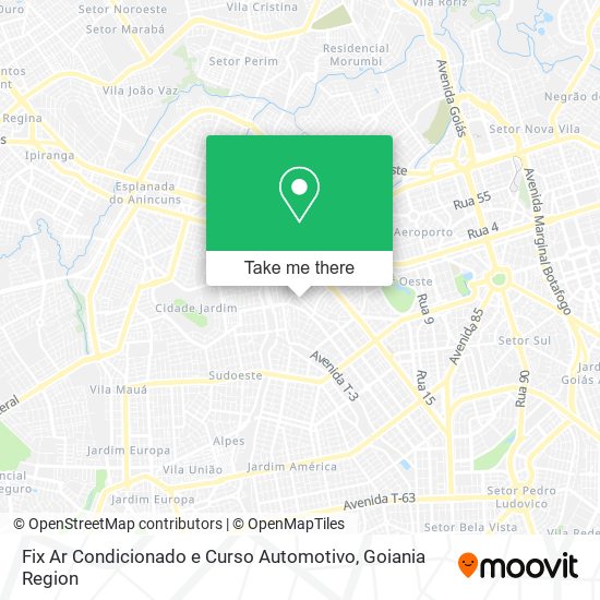 Mapa Fix Ar Condicionado e Curso Automotivo