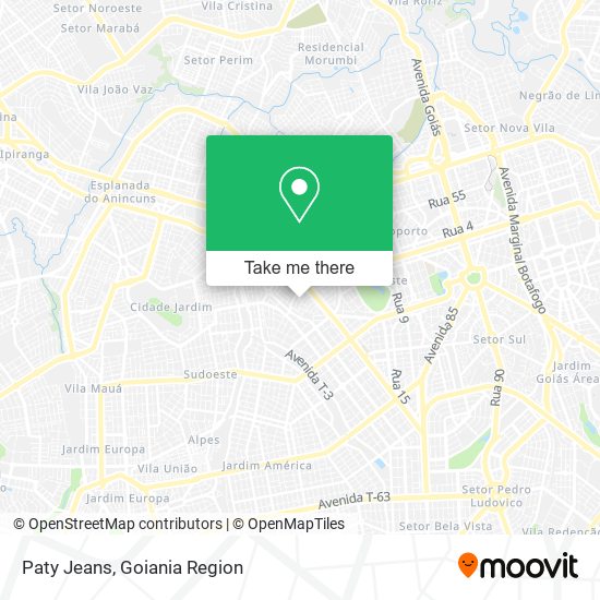 Paty Jeans map