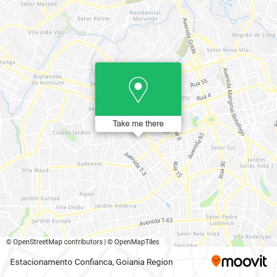 Estacionamento Confianca map