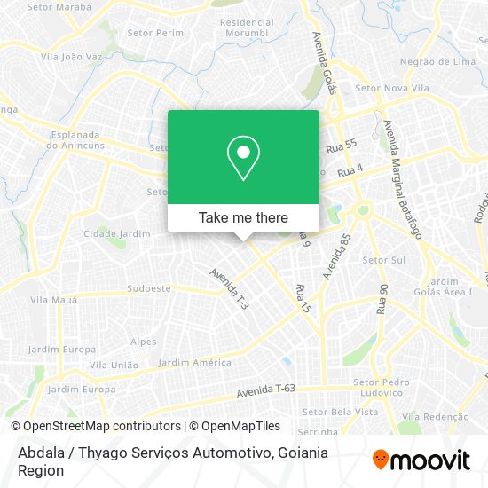 Abdala / Thyago Serviços Automotivo map