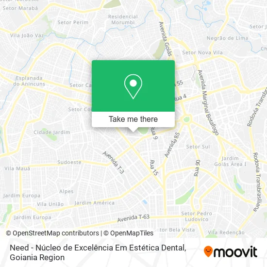 Need - Núcleo de Excelência Em Estética Dental map