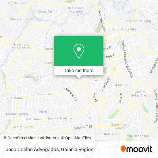 Jacó Coelho Advogados map