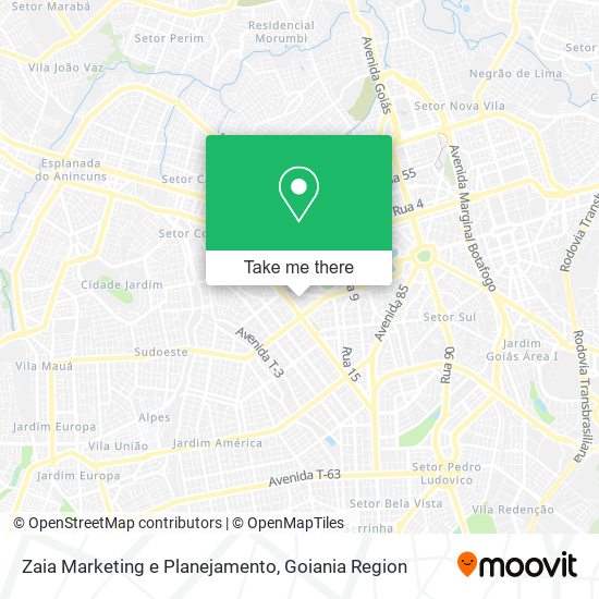 Zaia Marketing e Planejamento map