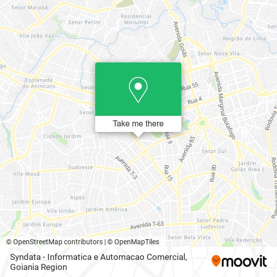 Mapa Syndata - Informatica e Automacao Comercial