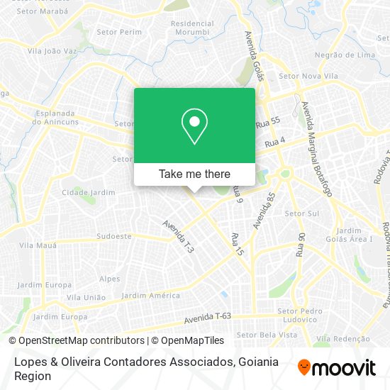 Lopes & Oliveira Contadores Associados map