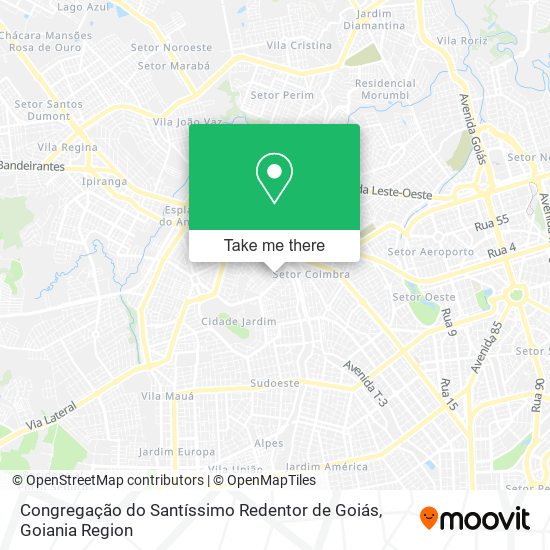 Congregação do Santíssimo Redentor de Goiás map