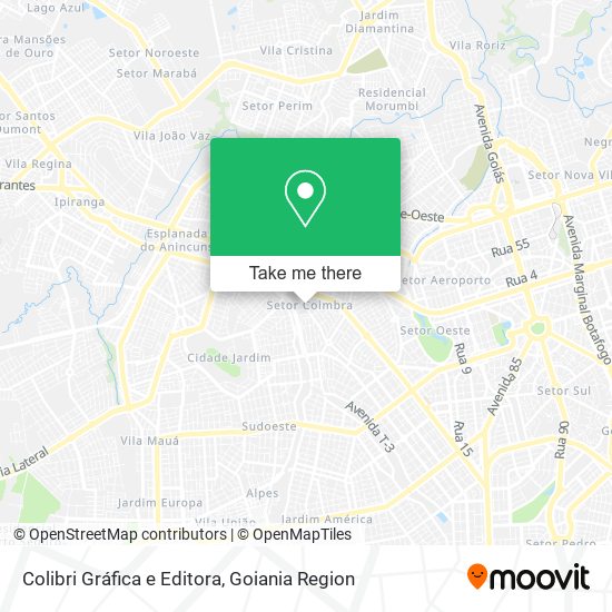 Colibri Gráfica e Editora map
