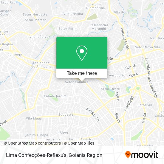 Lima Confecções-Reflexu's map